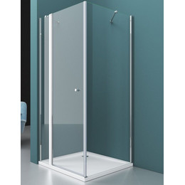 Душевое ограждение BelBagno 120х100 см ETNA-AH-12-120/100-C-Cr, хром/прозрачное - фото 