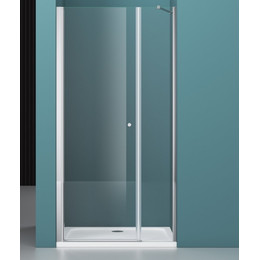 Душевая дверь BelBagno 110 см ETNA-B-11-30+80-C-Cr, хром/прозрачное - фото 