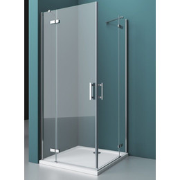 Душевое ограждение BelBagno 90х90 см KRAFT-A-22-90-C-Cr, хром/прозрачное - фото 
