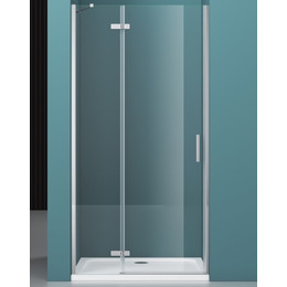 Душевая дверь BelBagno 80 см KRAFT-B-12-60/20-C-Cr-L, хром/прозрачное - фото 