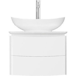 Тумба подвесная с раковиной Velvex Luna 60 см tpLUN.60-21.43, белый - фото 