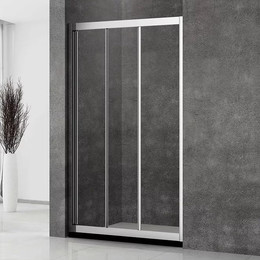 Душевая дверь Veconi Vianno 130 см VN31-130-01-C5, хром/прозрачное - фото 