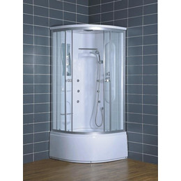 Гидробокс LORANTO CS-002 100х100 см, хром/матовое - фото 