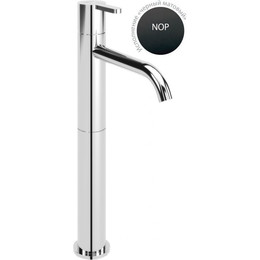 Смеситель для раковины высокий Cezares LEAF-LC2-NOP, черный матовый, Цвет производителя: чёрный матовый - фото 