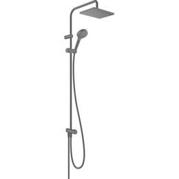 Душевая стойка Hansgrohe Vernis Shape Showerpipe 230 1jet Reno 26282670, черный матовый - фото 