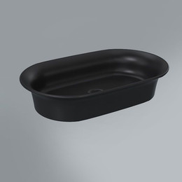 Раковина Kerama Marazzi Canaletto 65x40 см CN.wb.65\BLK.M, черный матовый - фото 
