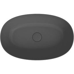 Раковина-чаша Kerama Marazzi Plaza 60x38 см PLR.wb.60\BLK.M, черный матовый - фото 