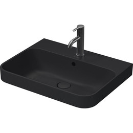 Раковина врезная на столешницу Duravit Happy D.2 Plus 60 см 2360601300, антрацит матовый - фото 
