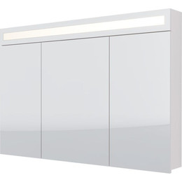 Зеркало-шкаф Dreja Uni Led 120 см 99.9013, белый глянец - фото 