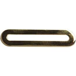 Декоративная накладка на отверстие перелива для ванны BelBagno BB39-T-ORO, золото - фото 