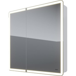 Зеркало-шкаф Dreja Point Led 80 см 99.9034, белый глянец - фото 