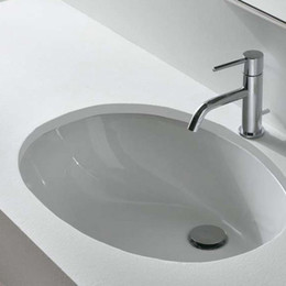 Раковина врезная под столешницу Globo Lavabi d'arredamento 57 см VA018.BI - фото 