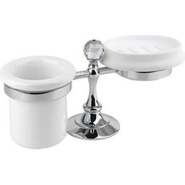 Стакан с мыльницей Cezares Olimp OLIMP-STT-01-Sw - фото 