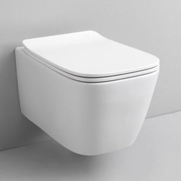 Унитаз подвесной безободковый ArtCeram A16 ASV003 05 00, белый матовый - фото 