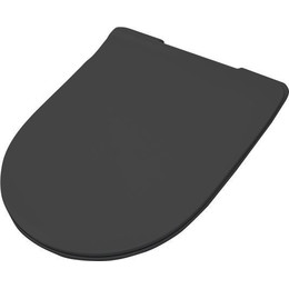 Сиденье с крышкой для унитаза Artceram File 2.0 микролифт FLA014 17 nero matt - фото 