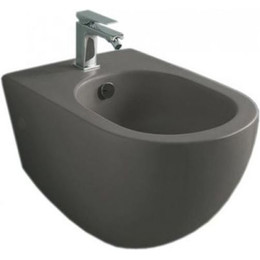 Биде подвесное ArtCeram File 2.0 FLB001 17 30, чёрный матовый - фото 