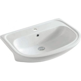 Раковина врезная на столешницу Artceram Washbasins Apollo 66 см APL001 01 00 bi*1 - фото 