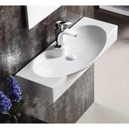 Раковина на столешницу или для установки на кронштейны CeramaLux N 80 см STR4282B - фото 