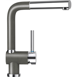 Смеситель для кухни Schock PIEGA-D 710558, хром/серебристый камень - фото 