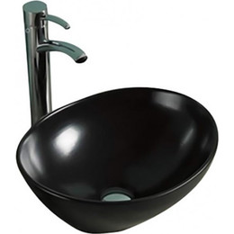 Раковина-чаша CeramaLux NC 40 см 7138MB, черный матовый - фото 