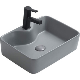 Раковина-чаша CeramaLux NC 48 см 7291MH-5, светло-серый - фото 