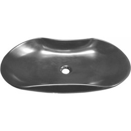 Раковина-чаша CeramaLux NC 66 см 9175AB, черный глянцевый - фото 
