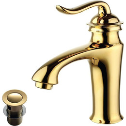 Смеситель для раковины Lemark Brava LM4706G, золото - фото 