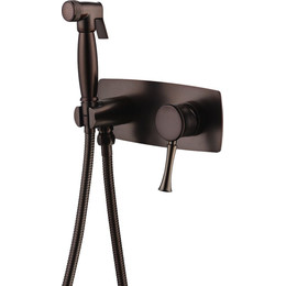 Набор для гигиенического душа Lemark Peretto LM6319RB, черная бронза - фото 