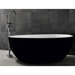 Ванна отдельностоящая Abber AB9279MB 150x150 см, черный матовый - фото 