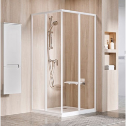 Душевое ограждение Ravak Supernova SRV2-S+SRV2-S-75x75 см 14V301O211 белый/pearl - фото 