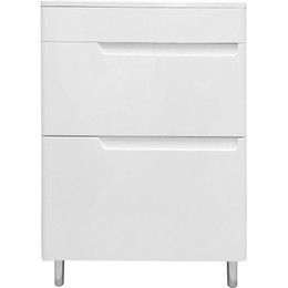Тумба напольная с раковиной Эстет Kare Luxe 60 см (2 ящика) ФР-00007072 - фото 