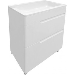 Тумба напольная с раковиной Эстет Kare Luxe 70 см (2 ящика) ФР-00007071 - фото 