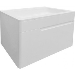 Тумба подвесная с раковиной Эстет Kare Luxe 70 см (1 ящик) ФР-00007080 - фото 