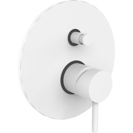 Смеситель для ванны Paffoni Light LIG015BO, белый матовый - фото 