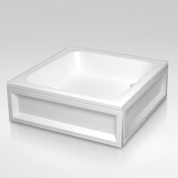 Поддон акриловый RGW Acrylic B/CL-S-A 80x80 см 16180188-51 - фото 