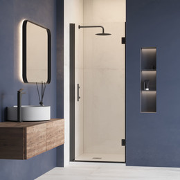 Душевая дверь RGW HO-011B 70 см 350601107-14 (стекло 8 мм), черный/прозрачное - фото 