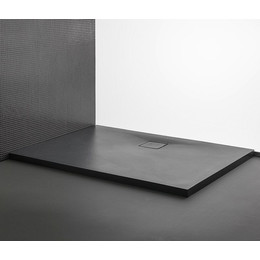 Мраморный поддон Kolpa-San Moonwalk 100x90 см, антрацит - фото 