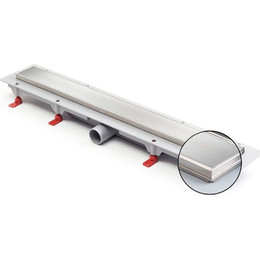 Трап Azario Klasik 55 см CH 550 K, хром матовый, Цвет производителя: хром матовый, Размер трапа: 550 - фото 