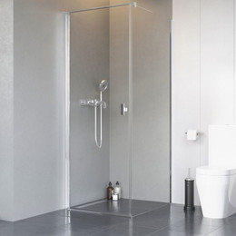 Душевое ограждение Radaway Nes 8 KDJ I 100x75 см L (стекло 8 мм), хром/прозрачное - фото 