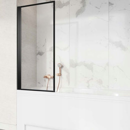 Шторка для ванны Radaway Nes Black PNJ I Frame 60 см 10011060-54-56L, черный/прозрачное - фото 