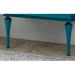 Ножки для мебели Cezares Tiffany 35 см 40388, Blu Petrolio - фото 