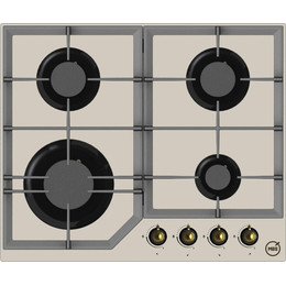 Газовая варочная поверхность MBS PG-611IV Classic (слоновая кость стекло) - фото 