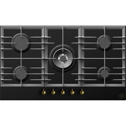 Газовая варочная поверхность MBS PG-905BL Classic (чёрное стекло) - фото 