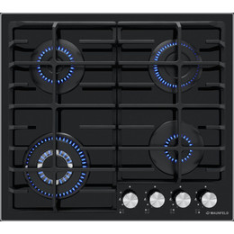 Газовая варочная поверхность Maunfeld EGHG.64.63CB/G (чёрное стекло) - фото 