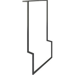 Ножка для мебели Cezares Urban 40396, Nero Opaco - фото 