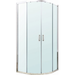 Душевое ограждение Berges Wasserhaus Solo R 80x80 см 061101, хром/прозрачное - фото 