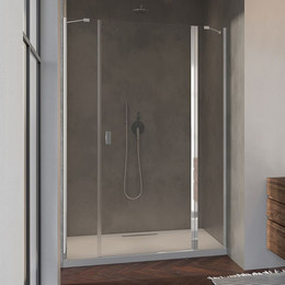 Душевая дверь Radaway Nes 8 DWJS 130 см R (стекло 8 мм), хром/прозрачное - фото 