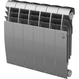 Радиатор Royal Thermo Biliner 350 Silver Satin 480х430 мм (6 секций) - фото 