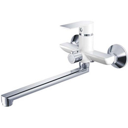 Смеситель для ванны Haiba HB22505-8, белый/хром - фото 