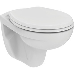Унитаз подвесной Ideal Standard Eurovit Rimless K881201 с крышкой микролифт - фото 